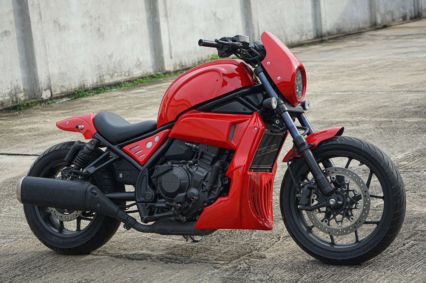 SIDE FRAME FAIRING ENGINE GUARD COVER RED FOR HONDA REBEL CMX 1100 2021-2025