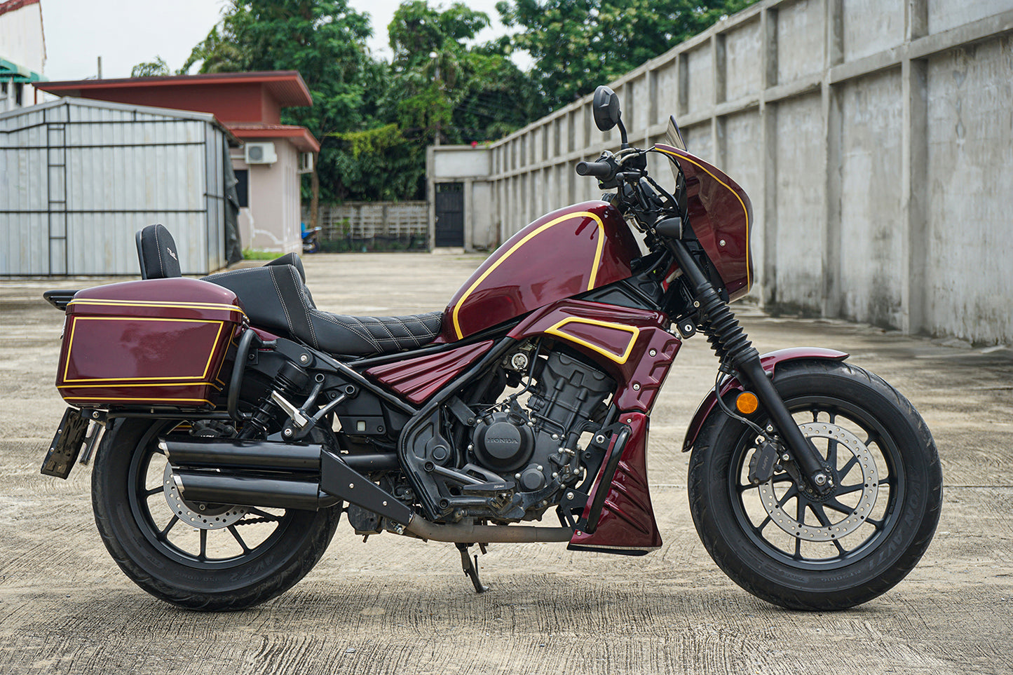 FULL SET OF 8 PIECES RED FIT FOR HONDA REBEL CMX 300 2017-2024