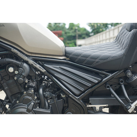 BLACK SIDE FRAME FAIRING ENGINE GUARD COVER FOR HONDA REBEL CMX 300&500 2017-2025