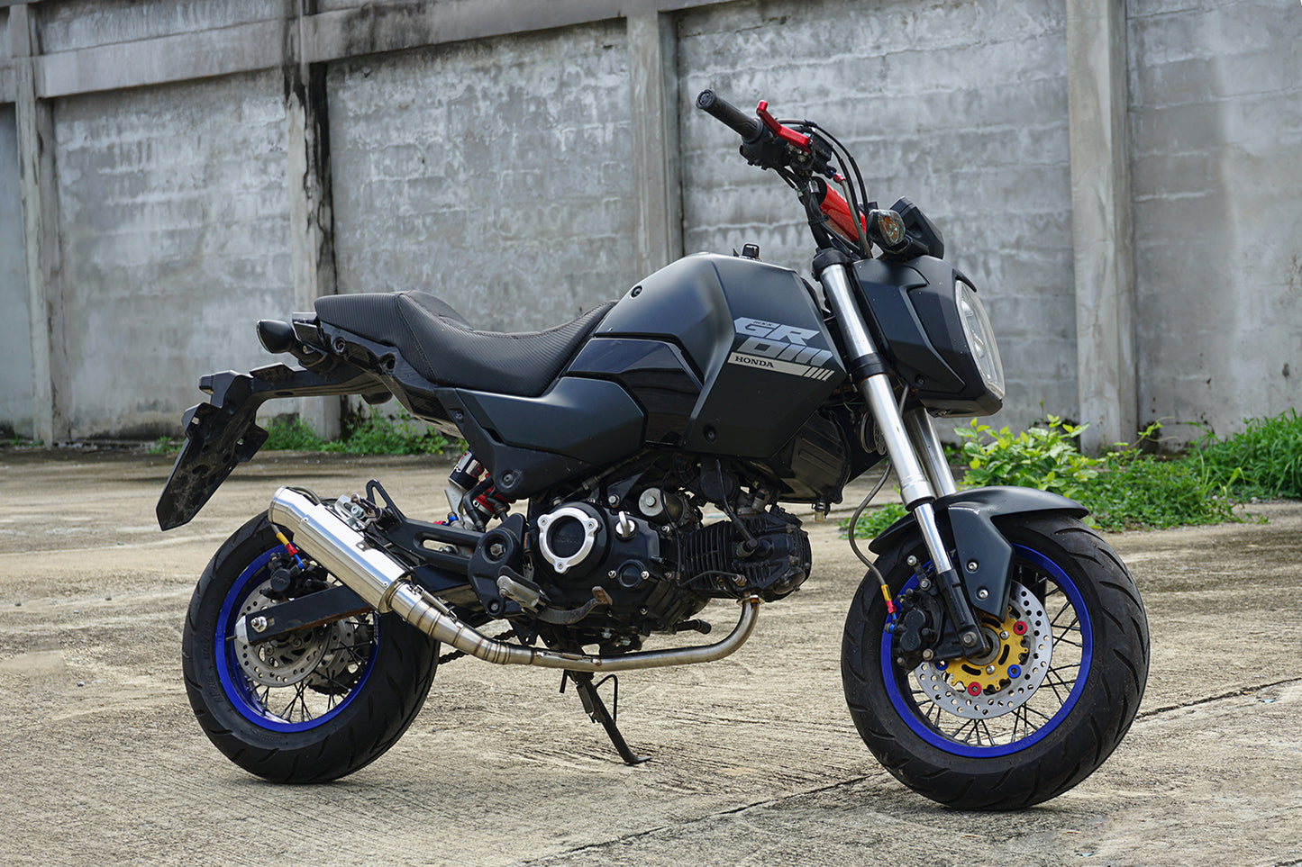 EXHAUST SYSTEM PIPE TIP MUFFLER LINK PIPE FOR HONDA GROM 125 2021-2025