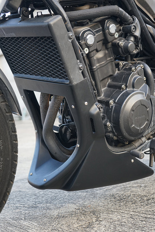 BLACK UNDER FAIRING COVER BELLY PAN ENGINE FOR HONDA REBEL CMX 500 2017-2025