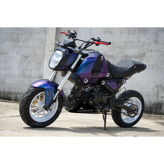 PURPLE FATE PLASTIC PANEL FAIRING BELLY PAN FOR HONDA NEW GROM GROM 125 2022-2024