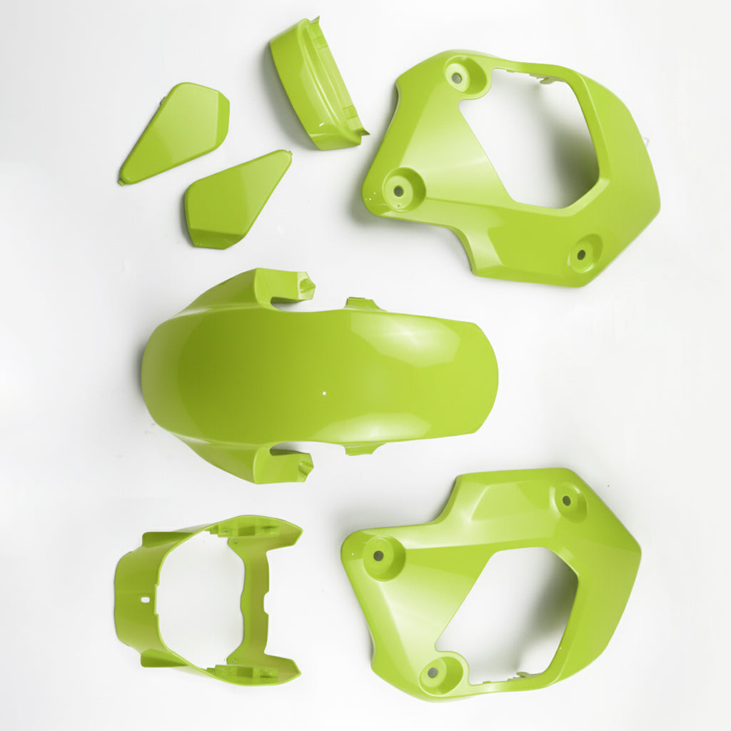 LIME GREEN PLASTIC PANEL FAIRING & UNDER FAIRING HONDA NEW GROM 125 2021-2024