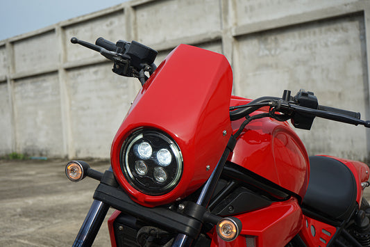 HEADLIGHT COVER MASK WINDSCREEN RED FOR HONDA REBEL CMX 1100 2021-2025