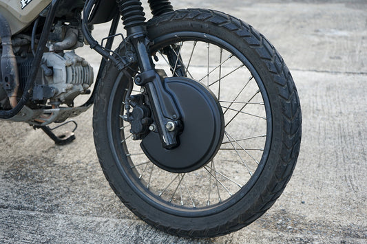 DISC BRAKE COVER PLASTIC ABS BLACK V.1 FOR HONDA TRAIL125 CT125 HUNTER CUB 2020-2025