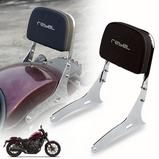 REAR BACKREST FOR PASSENGER STEEL CHROME SISSY BAR SEAT FOR HONDA REBEL CMX 1100 2021-2025