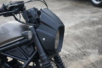 Black Front Windshield Headlight Cover for Honda Rebel CMX 300 2020-2025