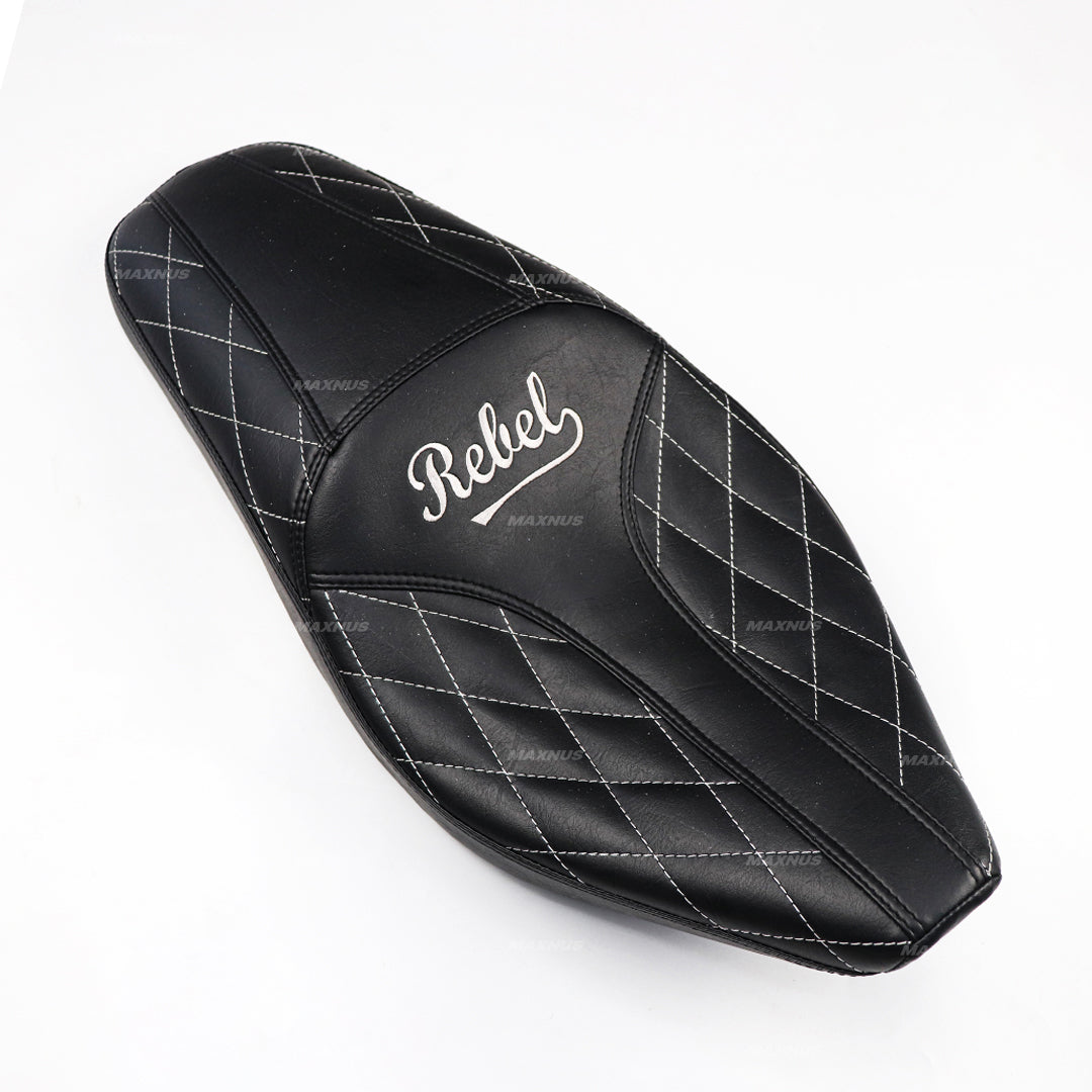 SEAT DOUBLE SADDLE DUAL DRIVER SEATS PAD CUSHION V.9 FOR HONDA REBEL CMX 300&500 2017-2025