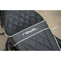 SEAT DOUBLE SADDLE DUAL DRIVER SEATS PAD CUSHION V.6 FOR HONDA REBEL CMX 300&500 2017-2025