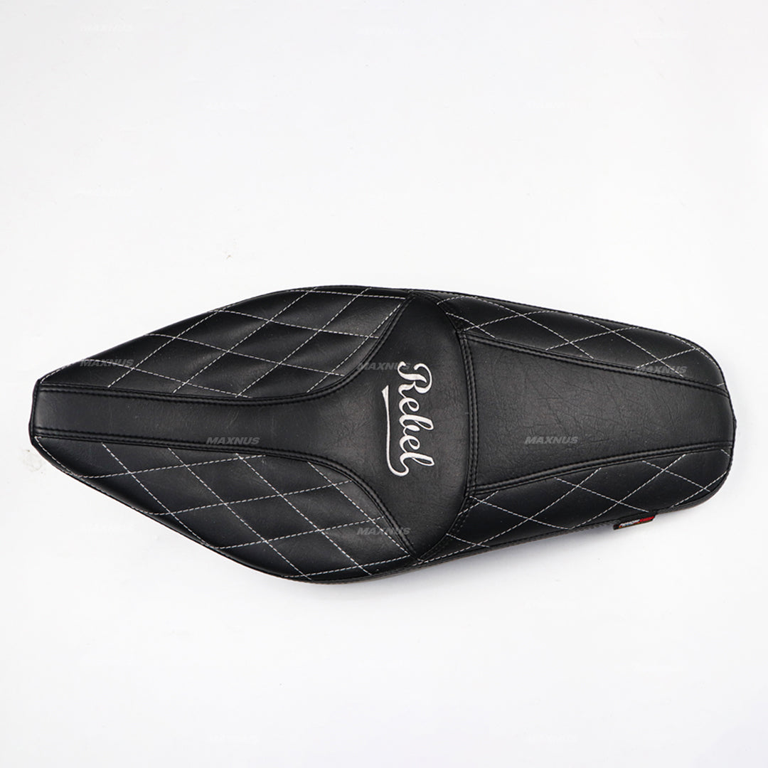 SEAT DOUBLE SADDLE DUAL DRIVER SEATS PAD CUSHION V.9 FOR HONDA REBEL CMX 300&500 2017-2025