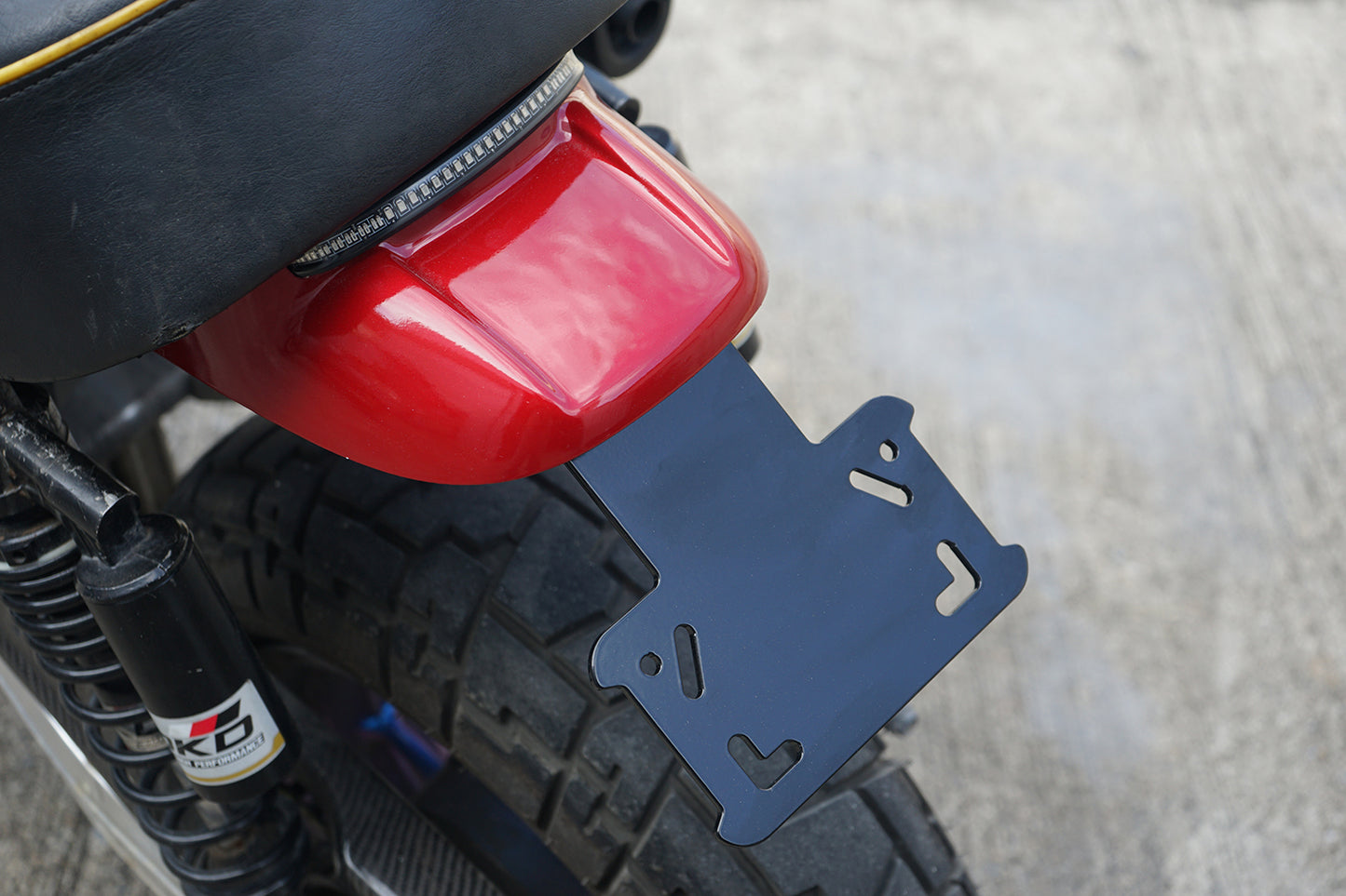 REAR FENDER + TAIL LIGHT LED V.1 FIT FOR HONDA MONKEY125 Z125 2022-2025