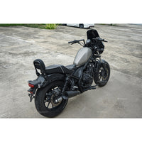 REAR BACKREST FOR PASSENGER STEEL BLACK SISSY BAR SEAT FOR HONDA REBEL CMX 300&500 2017-2025