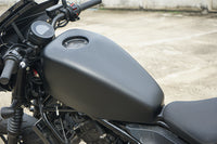 COVER FUEL OIL TANK MATTE BLACK V.2 FOR HONDA REBEL CMX 300&500 2017-2025