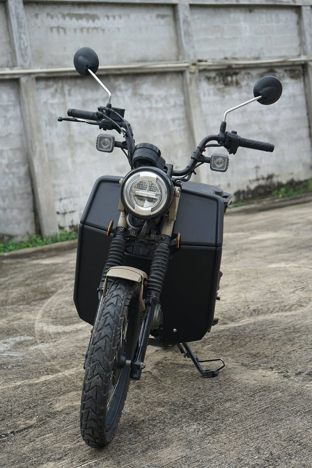 Honda CT125 Trail 125 Side Wind Guards (2020-2025) - ABS Plastic Matte Black