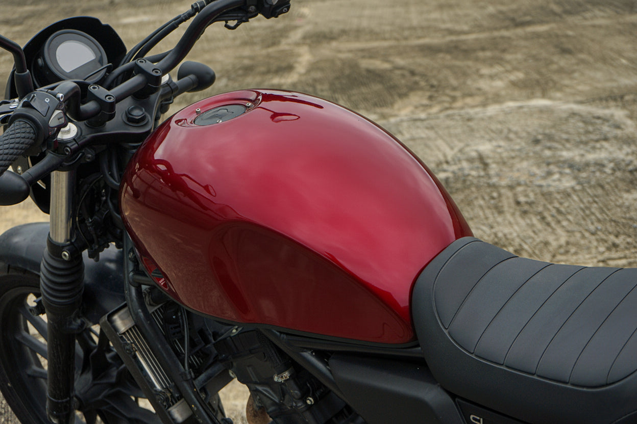 COVER FUEL OIL TANK RED V.4 FIT FOR HONDA SCL CL 300 500 2023-2025