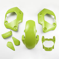 LIME GREEN PLASTIC PANEL FAIRING & UNDER FAIRING HONDA NEW GROM 125 2021-2024