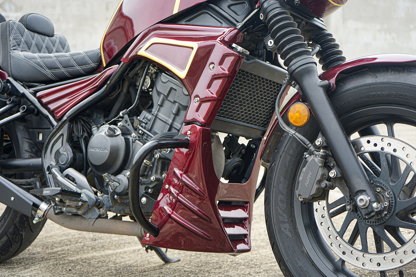 FULL SET OF 8 PIECES RED FIT FOR HONDA REBEL CMX 300 2017-2024