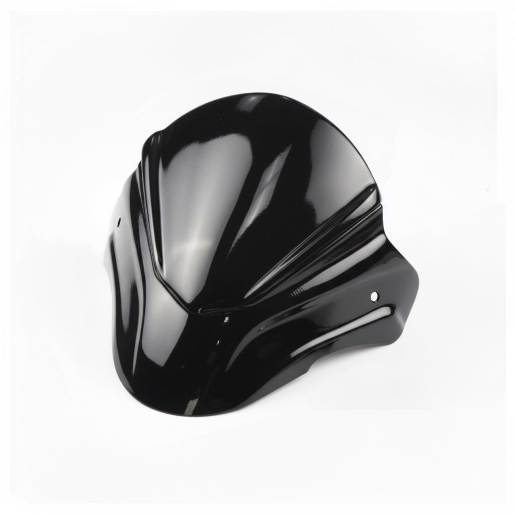 FRONT WINDSHIELD WINDSCREEN V.1 GLOSS BLACK FOR HONDA GROM 125 2025