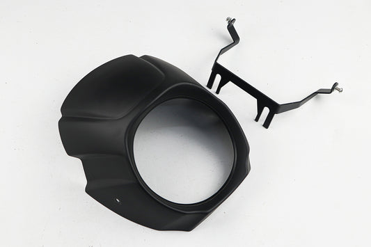 Black Front Windshield Headlight Cover for Honda Rebel CMX 300 2020-2025