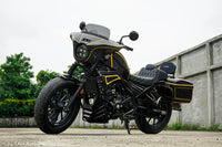 FULL SET OF 8 PIECES BLACK FIT FOR HONDA REBEL CMX 300 2017-2024