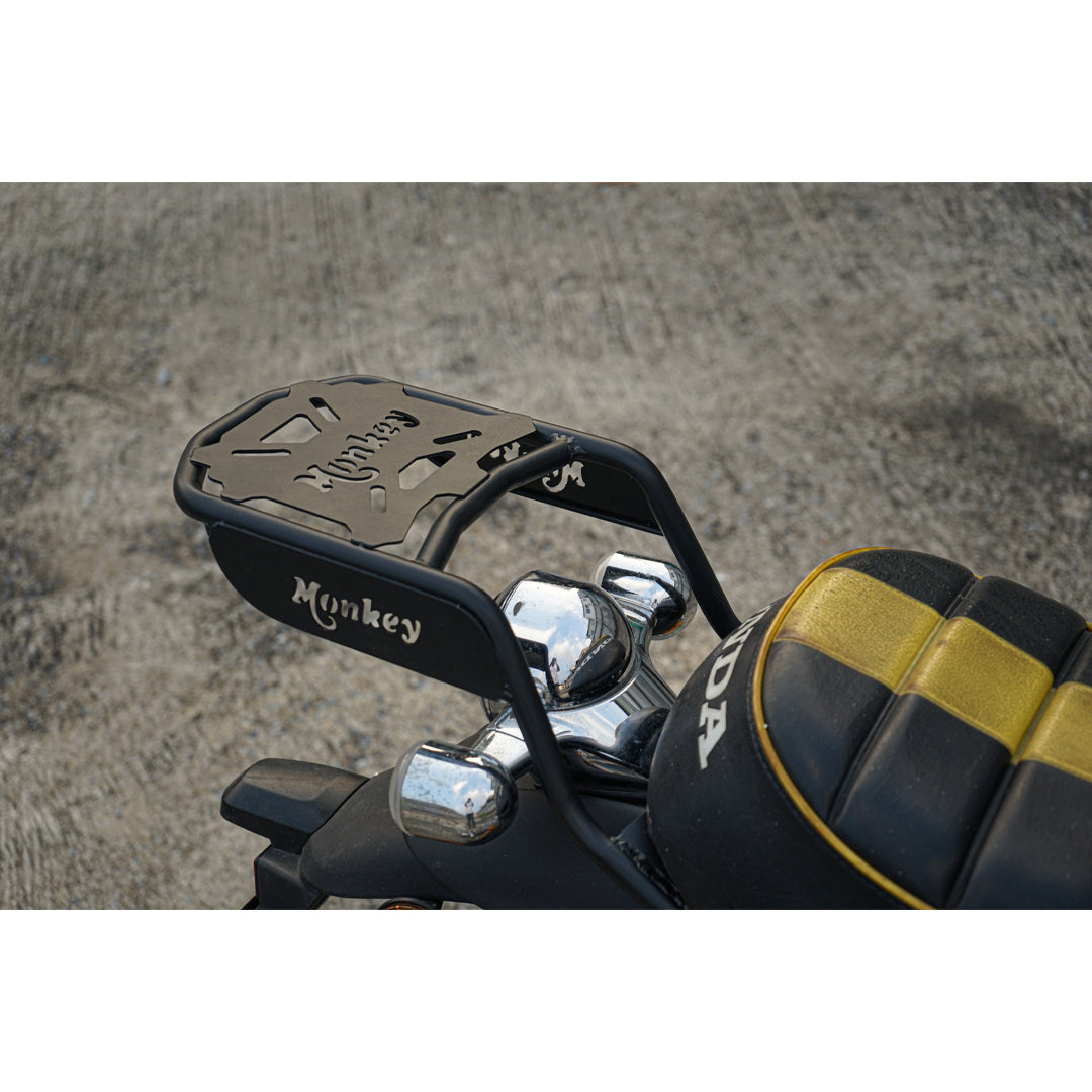 MATTE BLACK REAR CASE RACK LUGGAGE FIT FOR HONDA Z125 MONKEY125 2018-2025