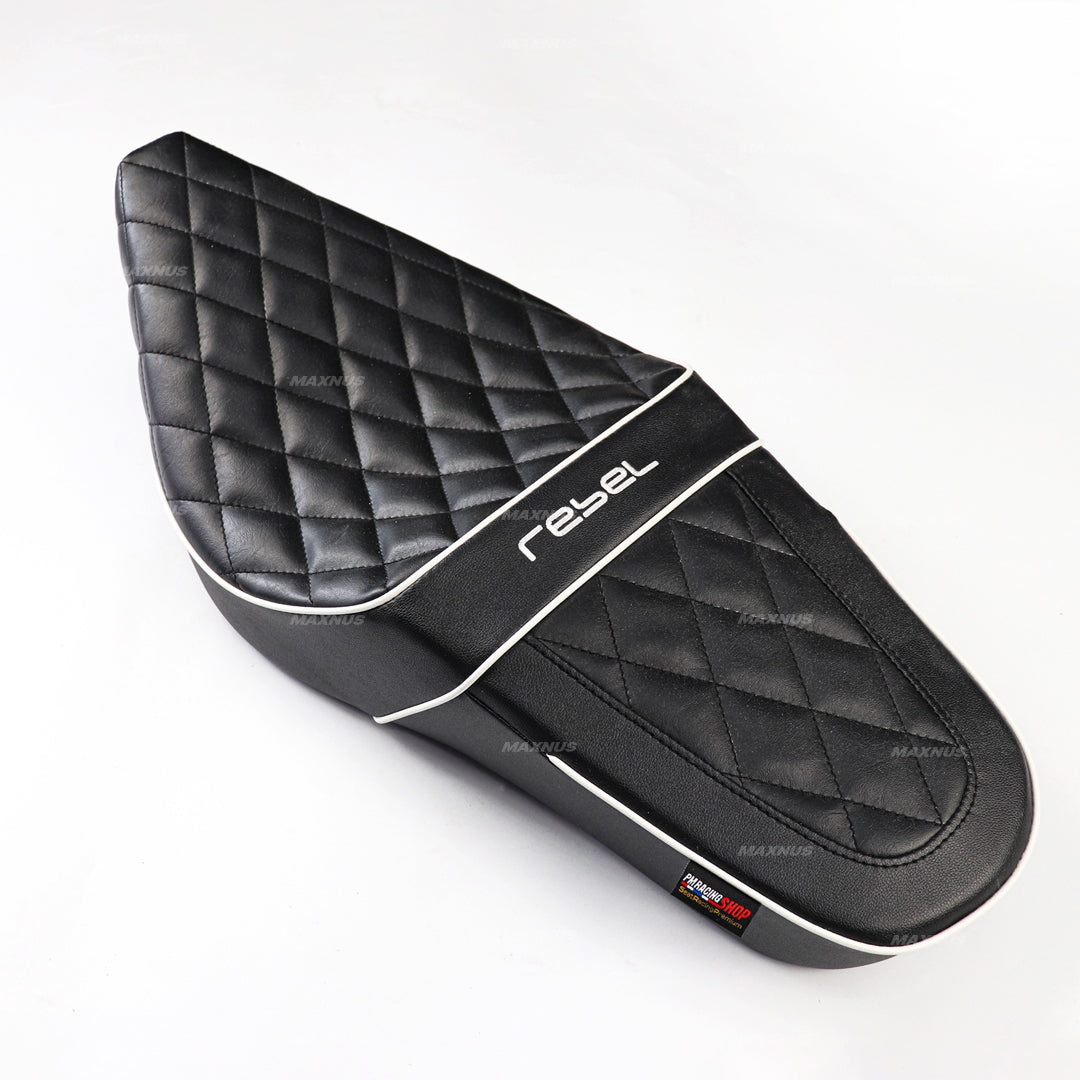 SEAT DOUBLE SADDLE DUAL DRIVER SEATS PAD CUSHION V.6 FOR HONDA REBEL CMX 300&500 2017-2025