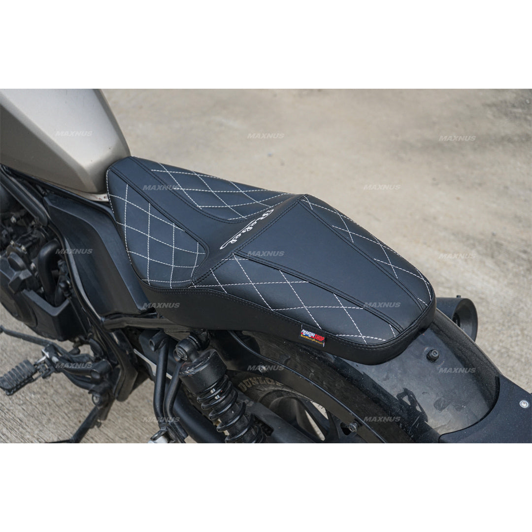 SEAT DOUBLE SADDLE DUAL DRIVER SEATS PAD CUSHION V.9 FOR HONDA REBEL CMX 300&500 2017-2025