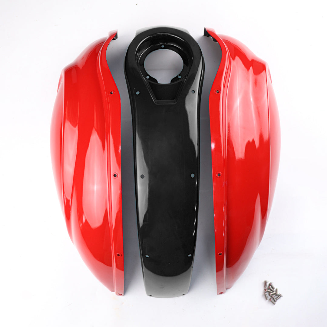 CUSTOM FIT FUEL TANK COVER RED + BLACK FOR HONDA REBEL CMX 1100 2021-2025