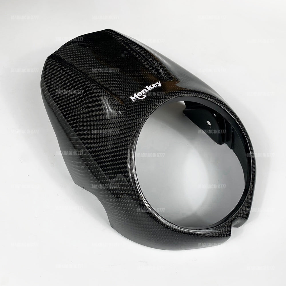 Carbon Headlight Cover Windscreen Windshield FIT FOR Honda Monkey Z125 2018-2025