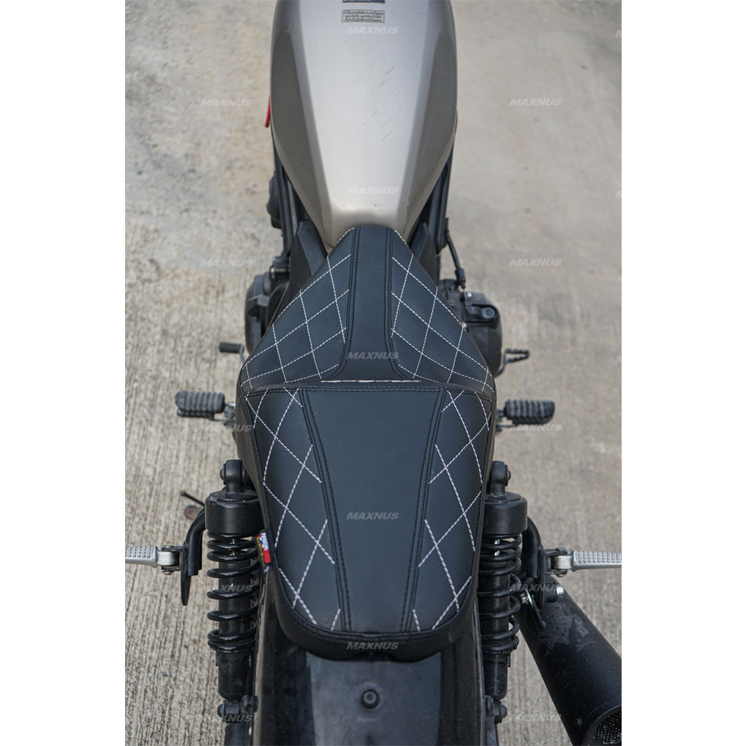 SEAT DOUBLE SADDLE DUAL DRIVER SEATS PAD CUSHION V.9 FOR HONDA REBEL CMX 300&500 2017-2025