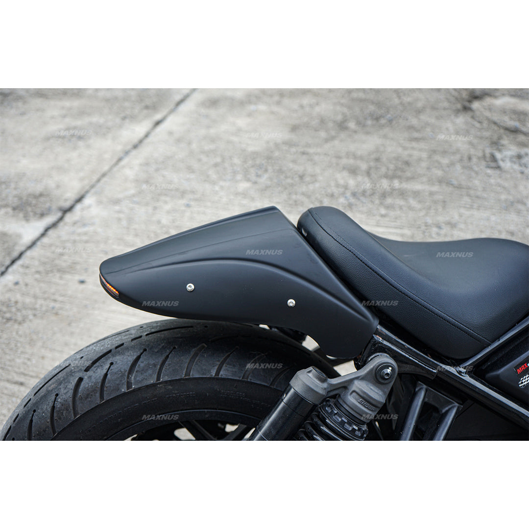 REAR FENDER FAIRING MUD GUARD LED BLACK FOR HONDA REBEL CMX 1100 2021-2025