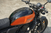 COVER FUEL OIL TANK BLACK/ORANGE  V.11 FIT FOR HONDA SCL CL 300 500 2023-2025