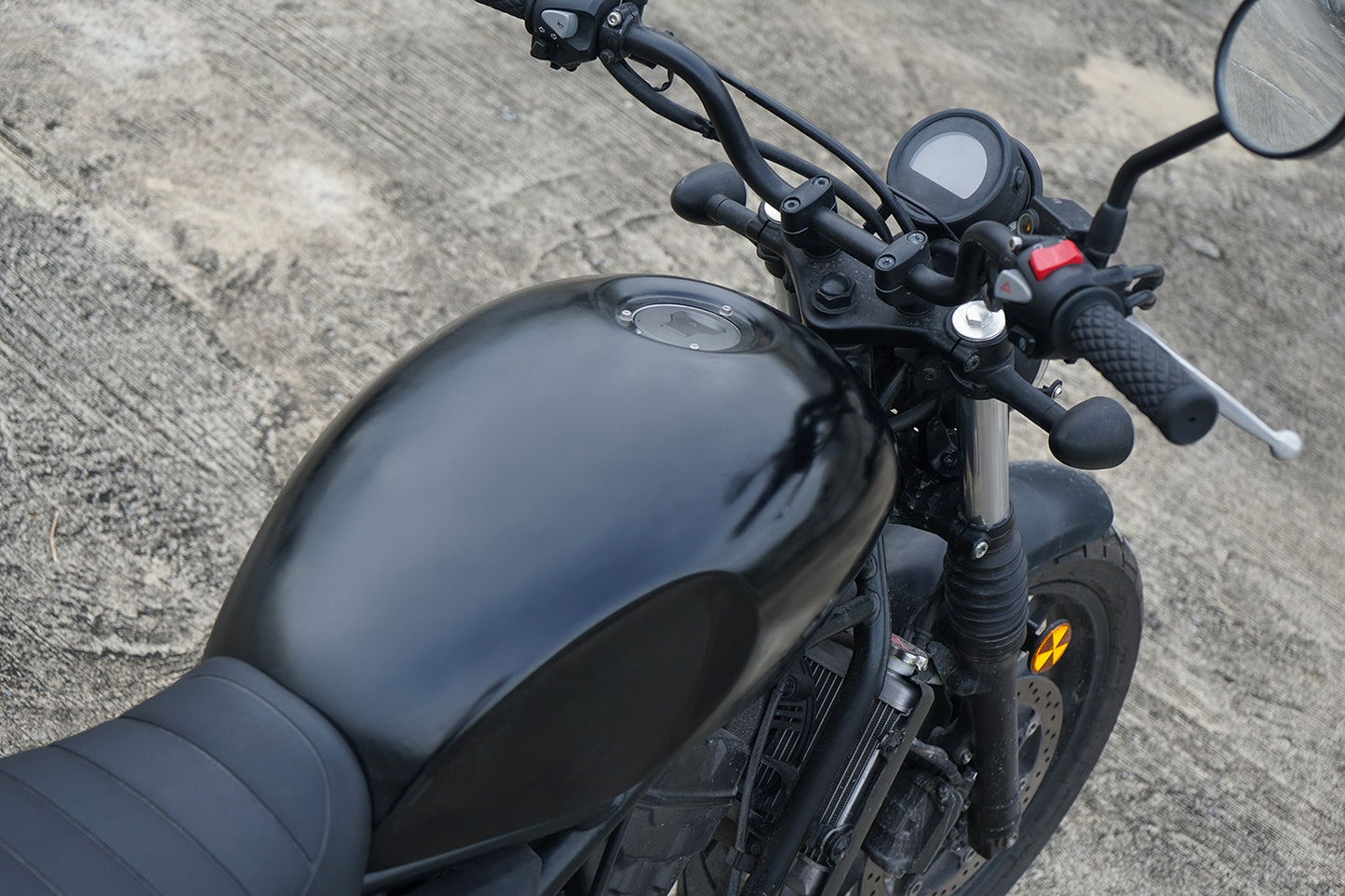 COVER FUEL OIL TANK MATTE BLACK V.3 FIT FOR HONDA SCL CL 300 500 2023-2025