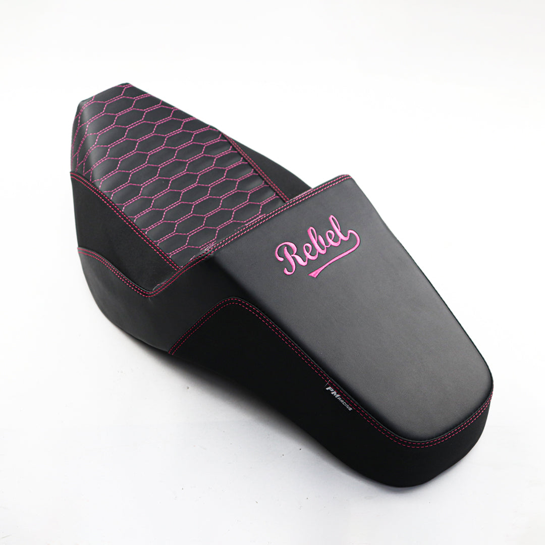 SEAT CUSHION BACKREST REPLACEMENT PINK THREAD FOR HONDA REBEL CMX 1100 2021-2025