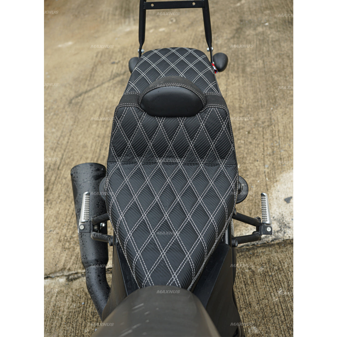 SEAT DOUBLE SADDLE DUAL DRIVER SEATS PAD CUSHION V.4 FOR HONDA REBEL CMX 300&500 2017-2025