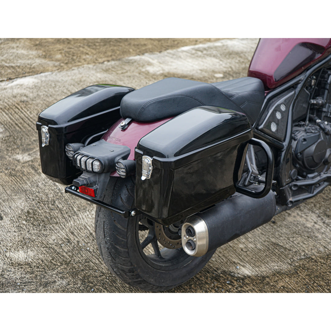 REAR RACK BOX BAG LUGGAGE CARRY LH+RH WITH FOR HONDA REBEL 1100 DCT 2021-2025