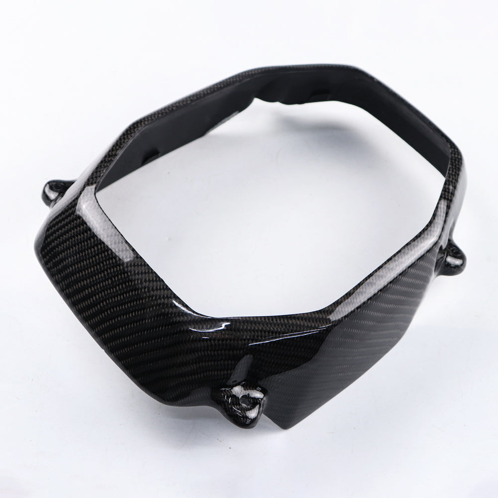 HEAD LIGHT FAIRING COVER CARBON FIBER FOR HONDA NEW GROM 2021-2024