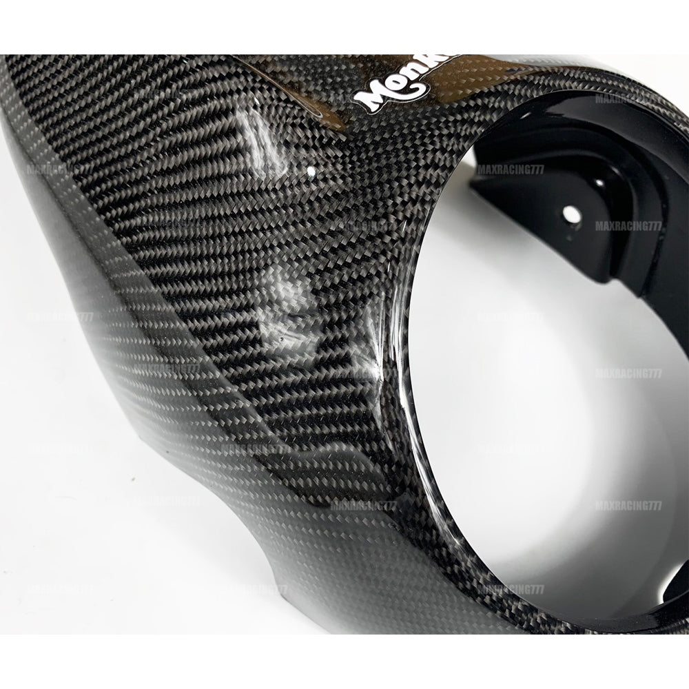 Carbon Headlight Cover Windscreen Windshield FIT FOR Honda Monkey Z125 2018-2025