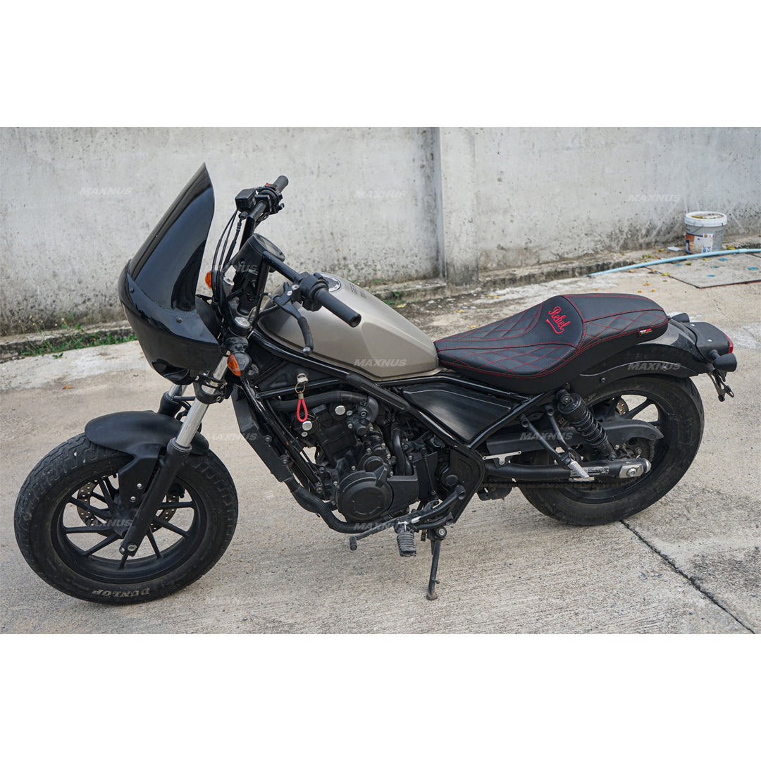 SEAT DOUBLE SADDLE DUAL DRIVER SEATS PAD CUSHION V.10 FOR HONDA REBEL CMX 300&500 2017-2025