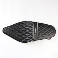 SEAT DOUBLE SADDLE DUAL DRIVER SEATS PAD CUSHION V.6 FOR HONDA REBEL CMX 300&500 2017-2025