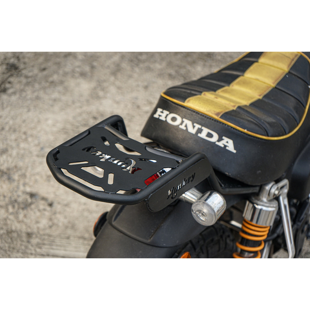 MATTE BLACK REAR CASE RACK LUGGAGE FIT FOR HONDA Z125 MONKEY125 2018-2025
