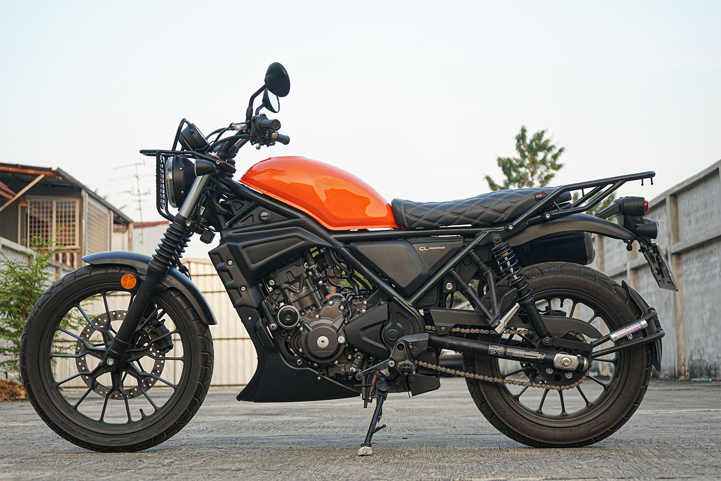 SIDER COVER OF THE ENGING & UNDER FAIRING V.2 FOR HONDA SCL CL 300  2023 - 2025