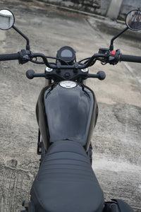 COVER FUEL OIL TANK  GLOSS BLACK V.7 FIT FOR HONDA SCL CL 300 500 2023-2025