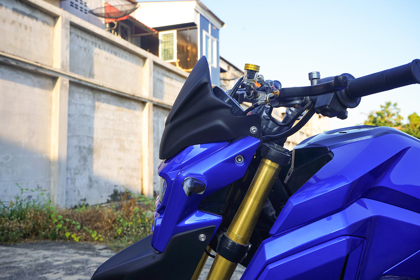 FRONT WINDSHIELD WINDSCREEN V.1 FOR HONDA GROM 125 MSX SF 2016 - 2020