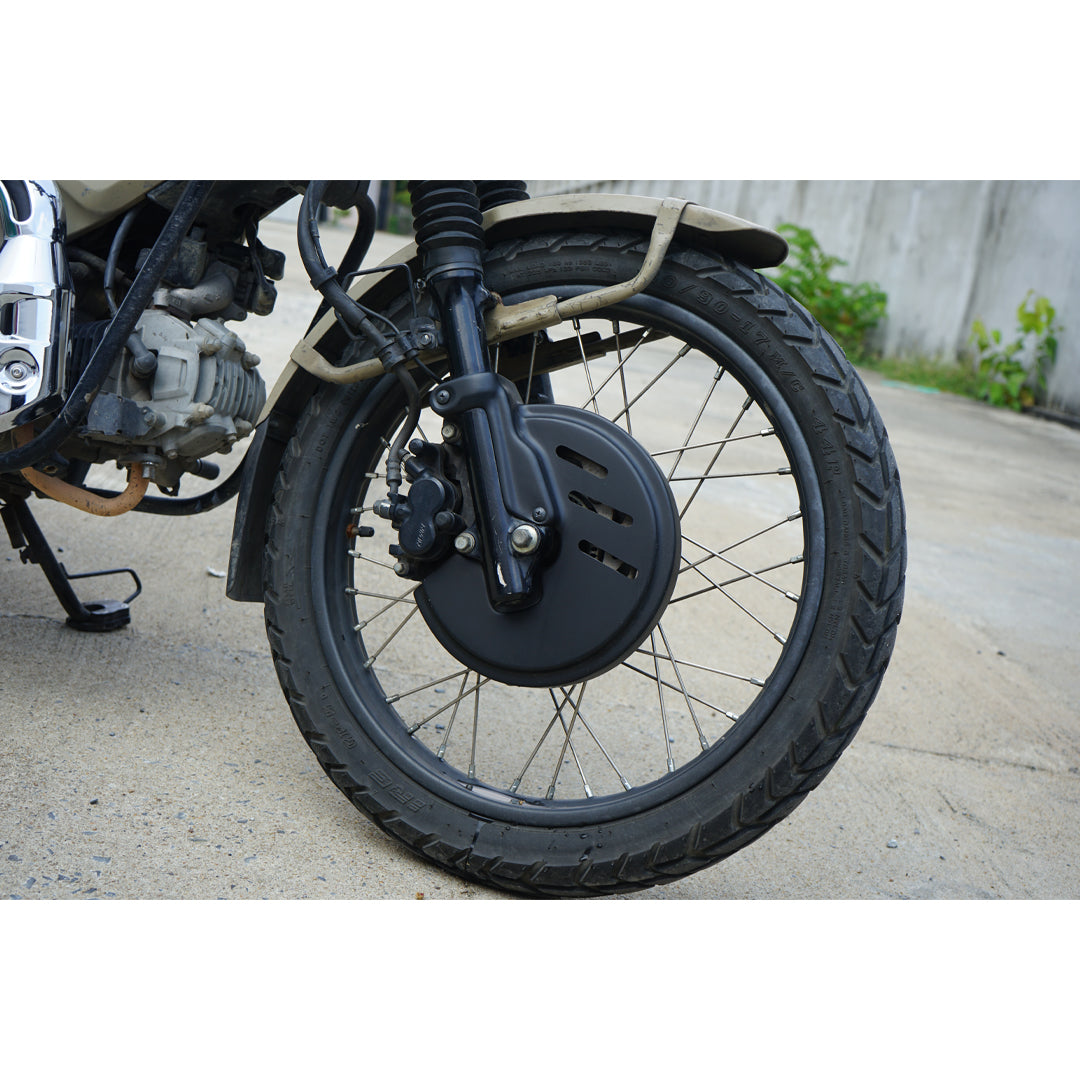 DISC BRAKE COVER PLASTIC ABS BLACK V.2 FOR HONDA TRAIL125 CT125 HUNTER CUB 2020-2025