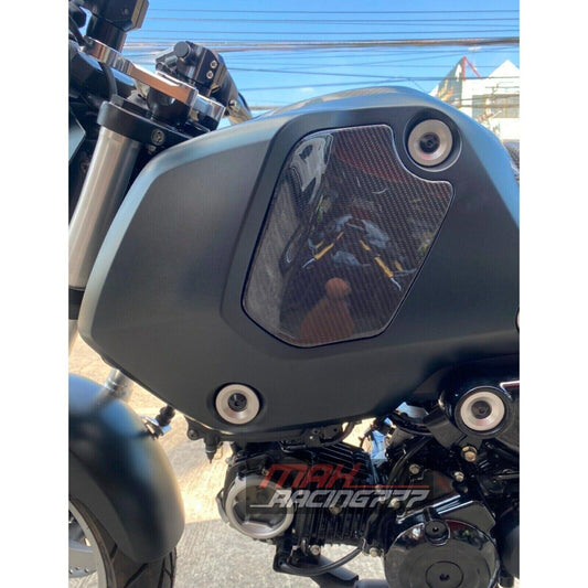 FRAME BODY R+L COVER SIDE UPPER PANEL CARBON FIBER FOR HONDA NEW GROM 2021-2024