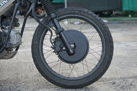 DISC BRAKE COVER PLASTIC ABS BLACK V.1 FOR HONDA TRAIL125 CT125 HUNTER CUB 2020-2025