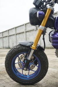 FRONT FENDERS MUDGUARD GLOSS BLACK FIT FOR HONDA MONKEY 125 2018 - 2025