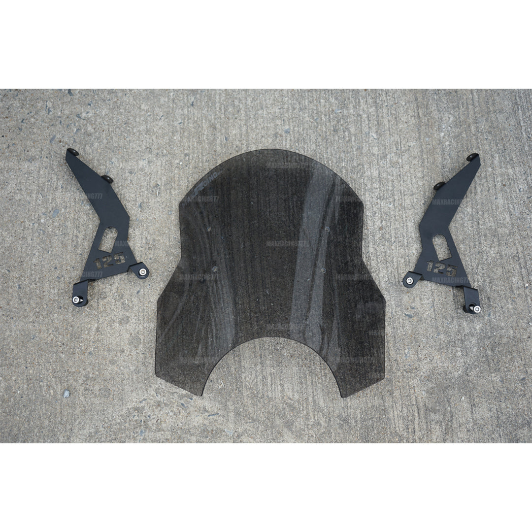 FRONT WINDSCREEN WINDSHIELD GUARD VISOR FIT HONDA CT125 CT 125 HUNTER 2020 - 2025