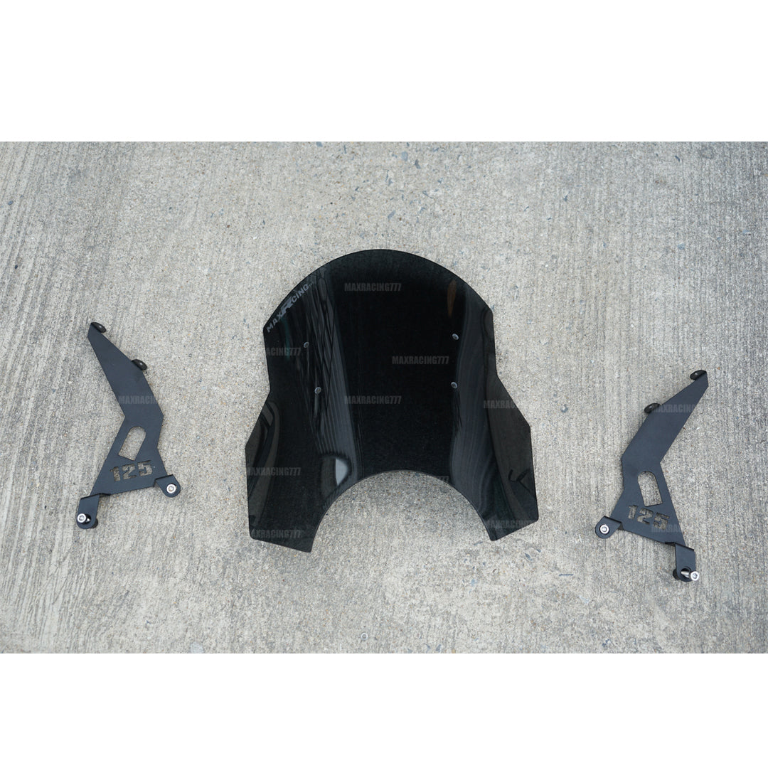 FRONT WINDSCREEN WINDSHIELD GUARD VISOR FIT HONDA CT125 CT 125 HUNTER 2020 - 2025